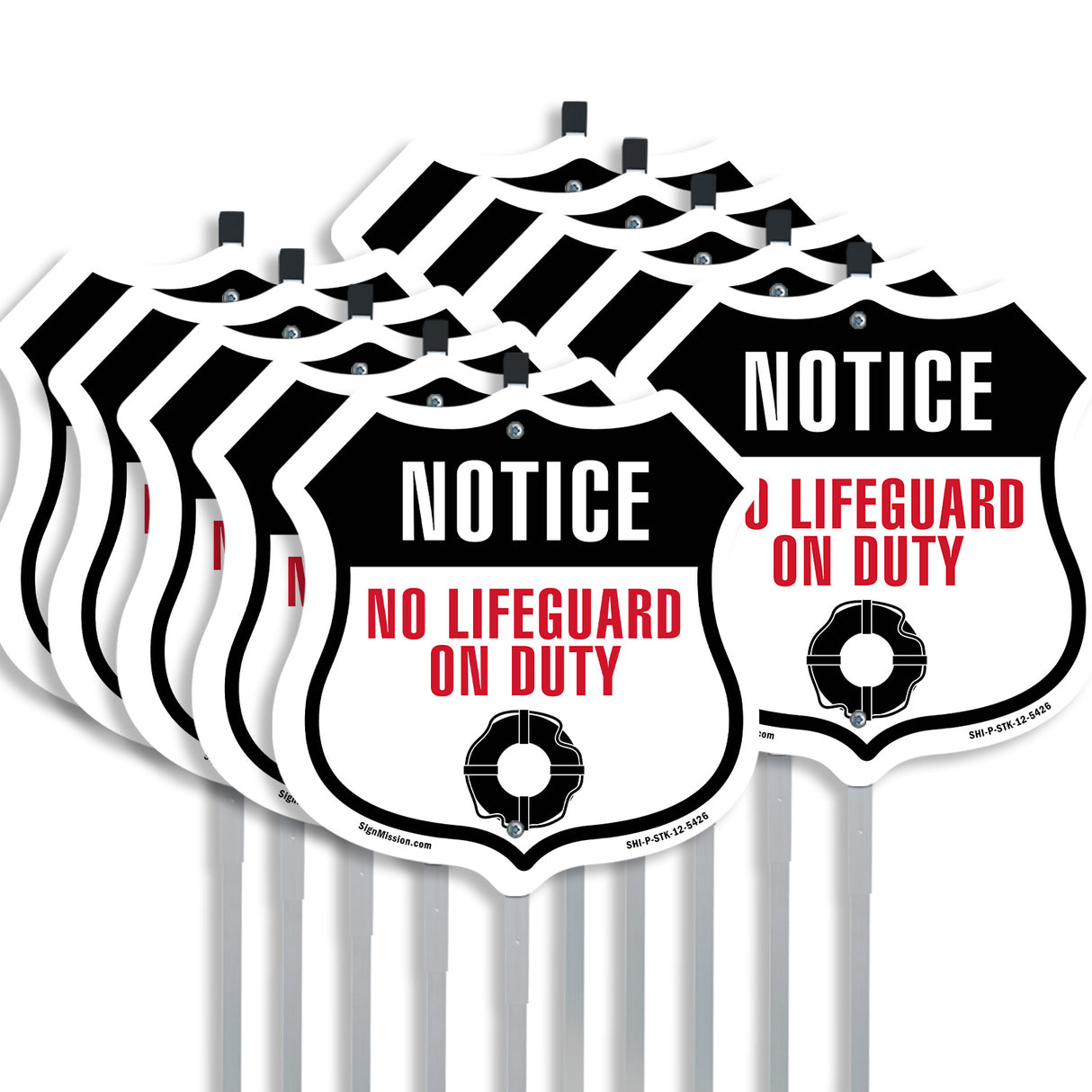 Notice No Lifeguard on Duty