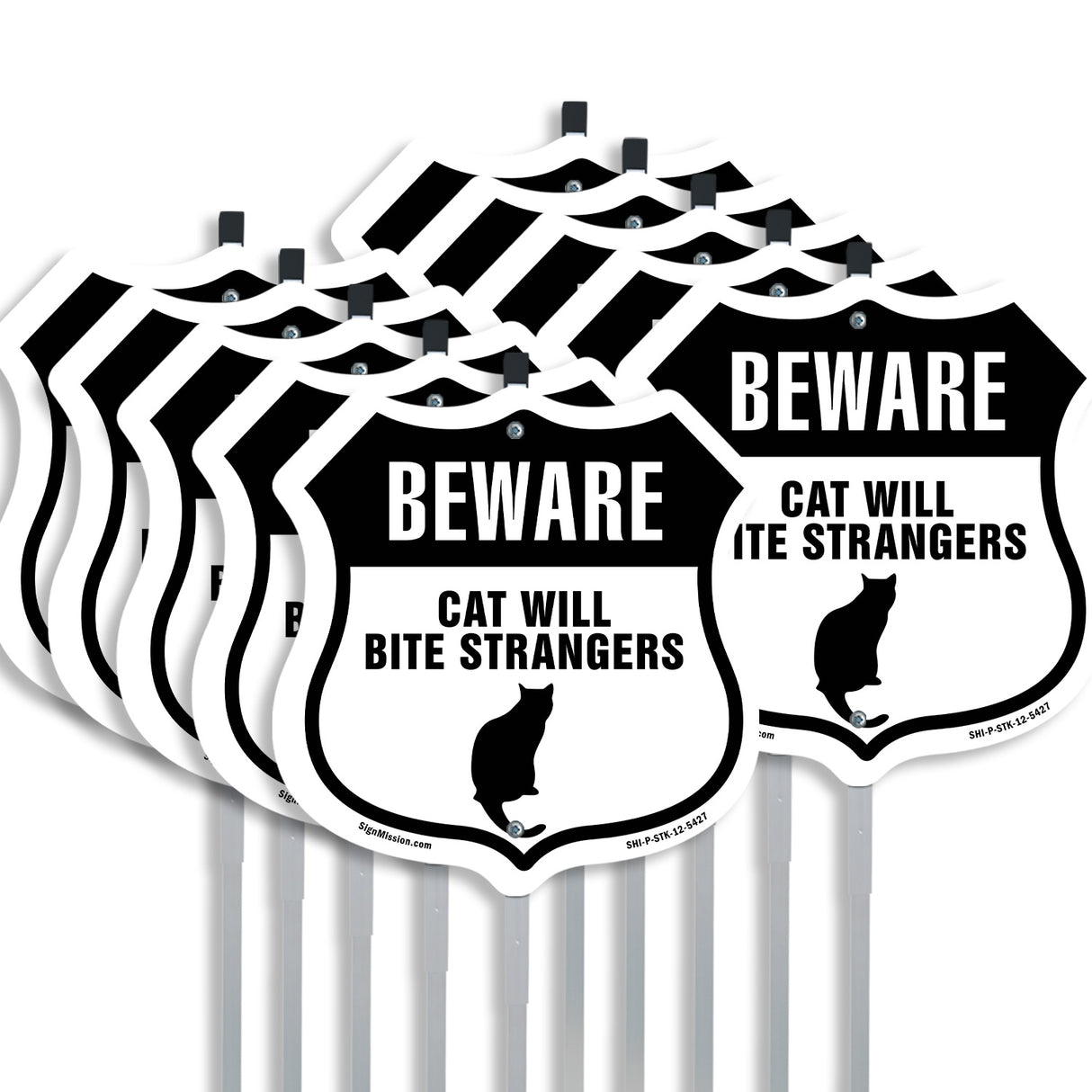 Beware Cat Will Bite Strangers