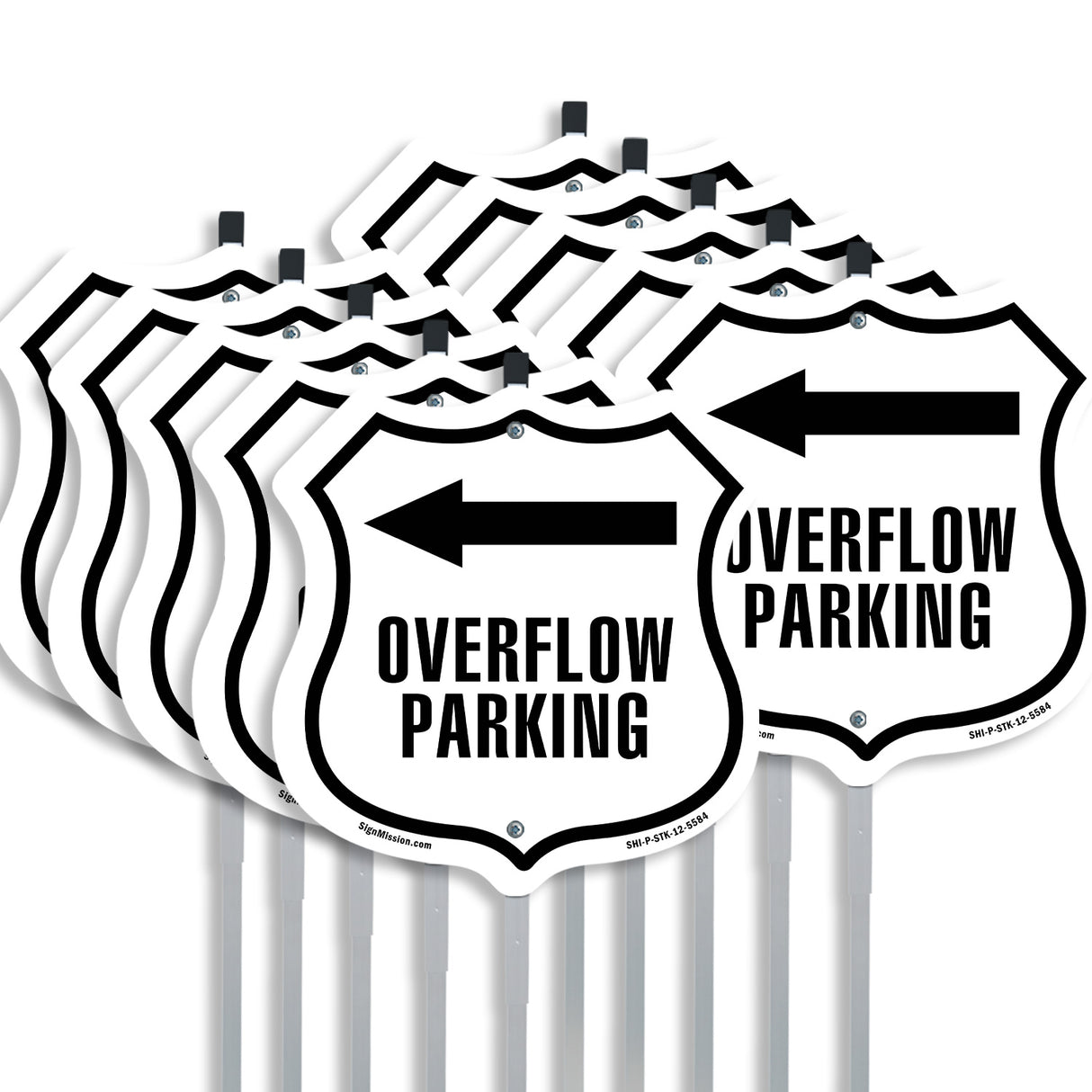 Overflow Parking Left