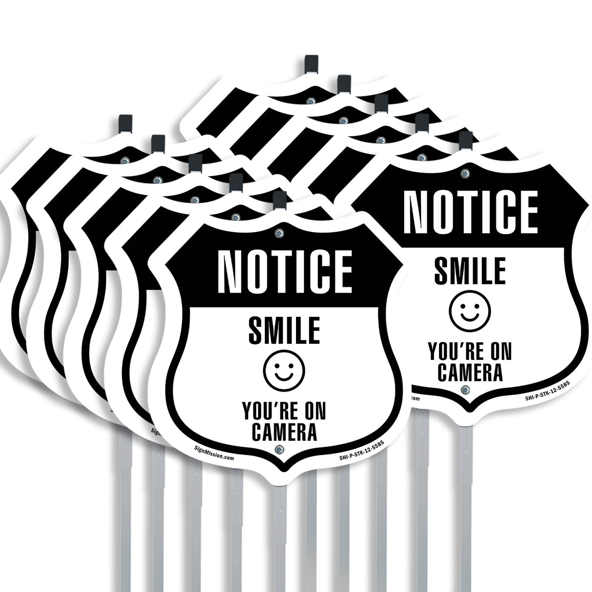 Notice Smile You're on Camera