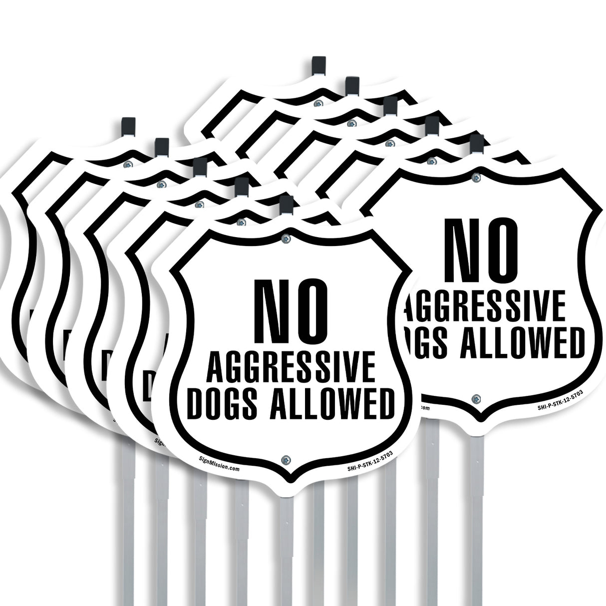 No Aggressive Dogs Allowed