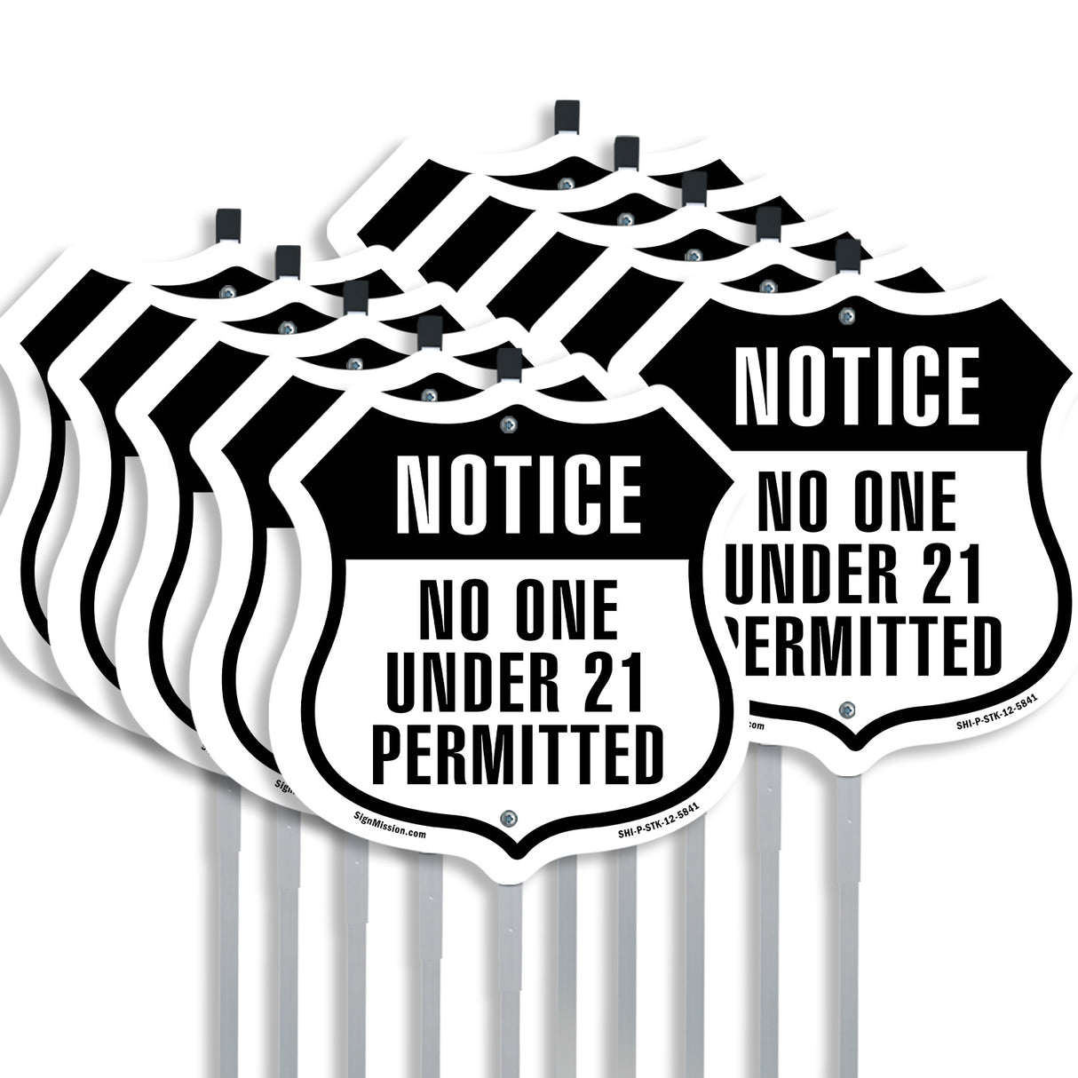 Notice No One Under 21 Permitted