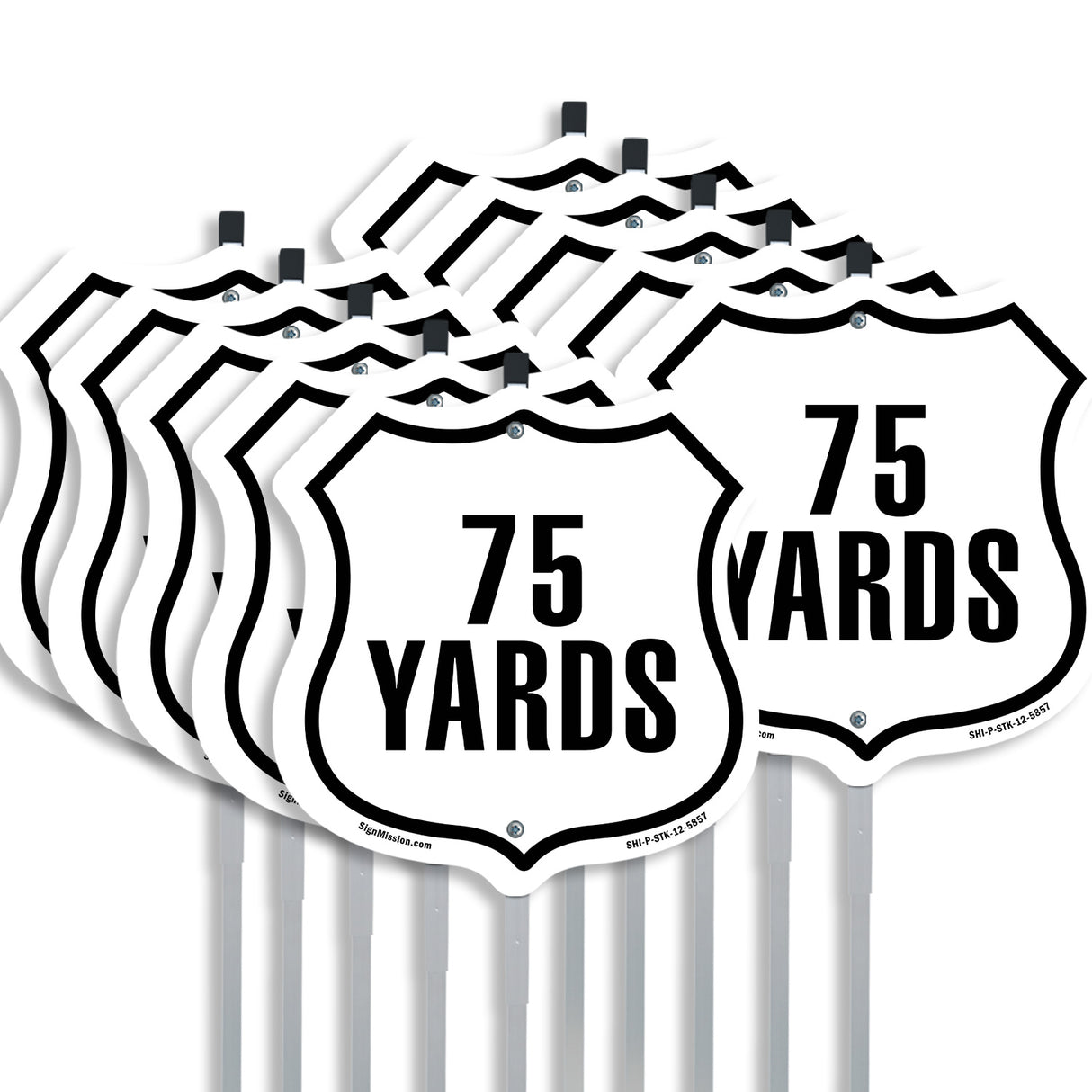 75 Yards Golf Course Running Race 5k Marathon Distance Marker