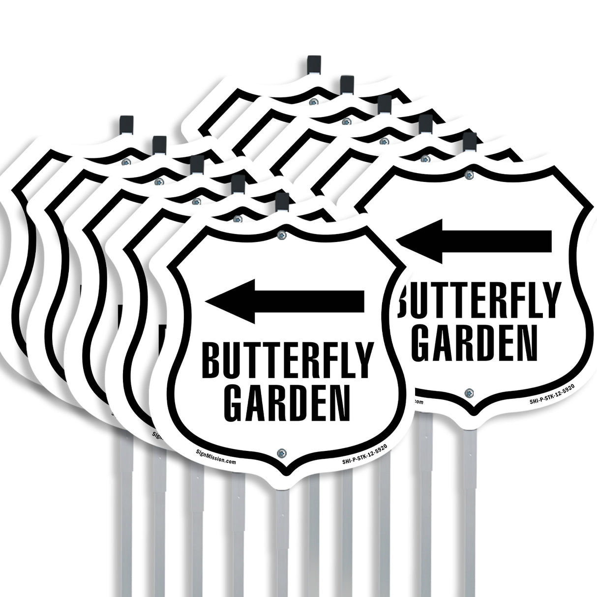 Butterfly Garden Left