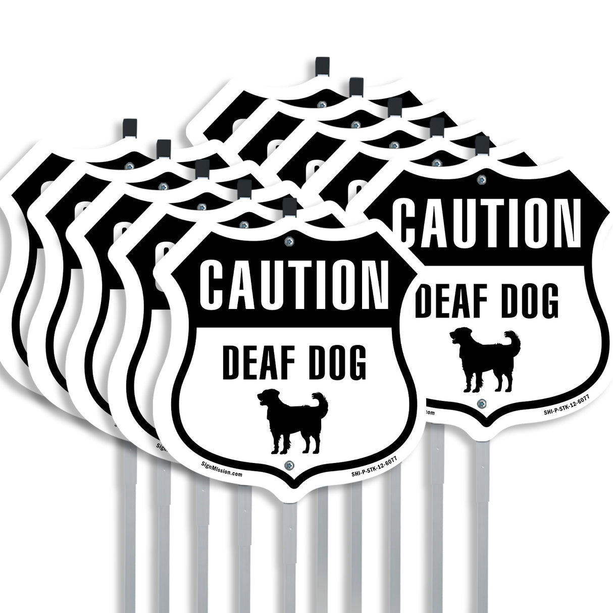 Caution Deaf Dog