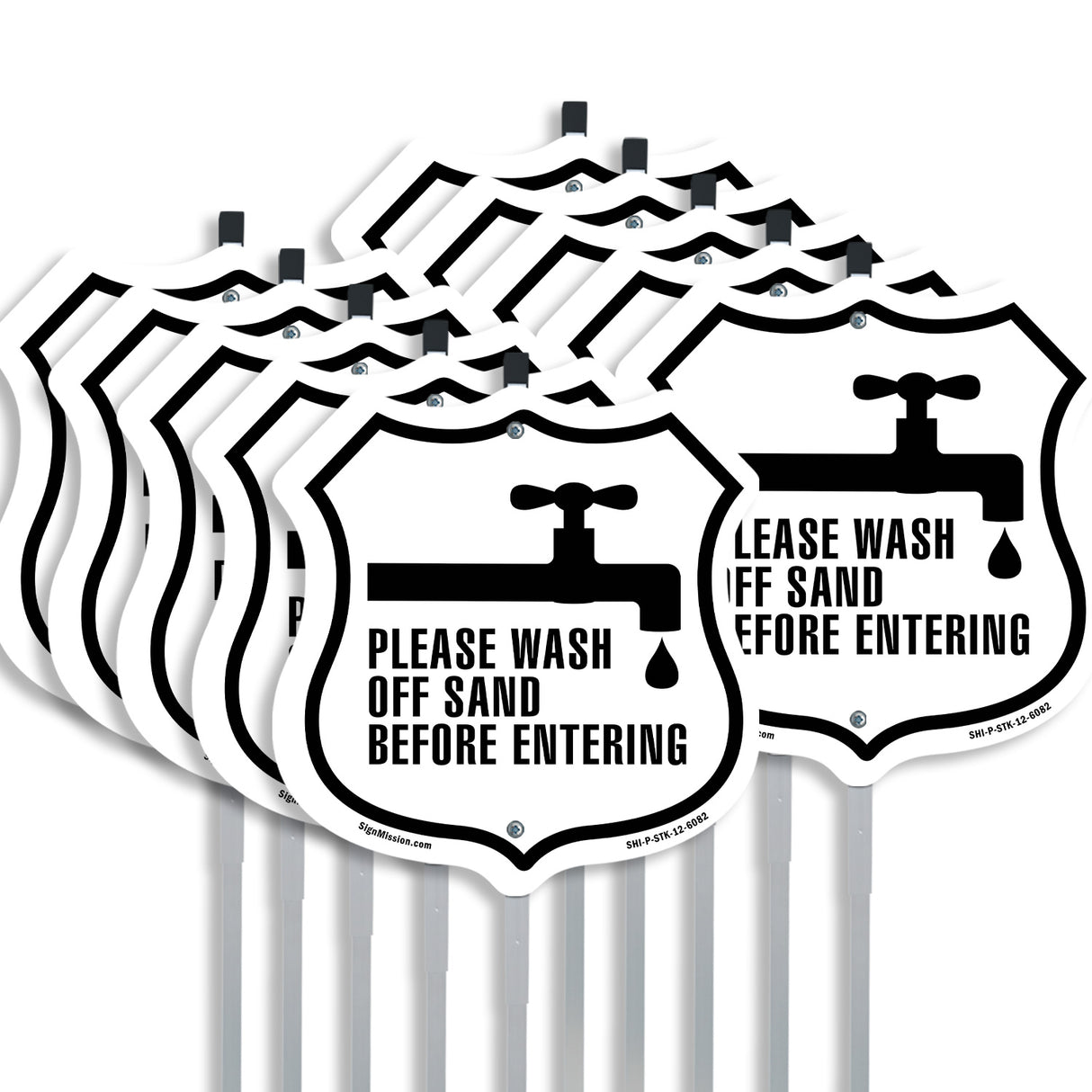 Please Wash Off Sand Before Entering