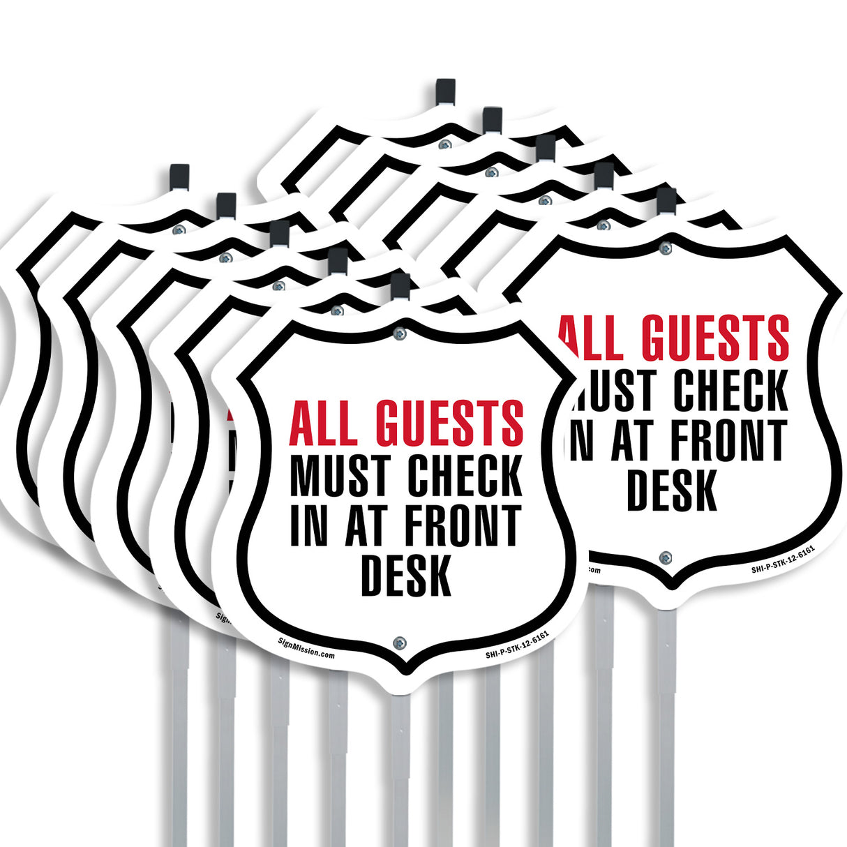 All Guests Must Check In At Front Desk