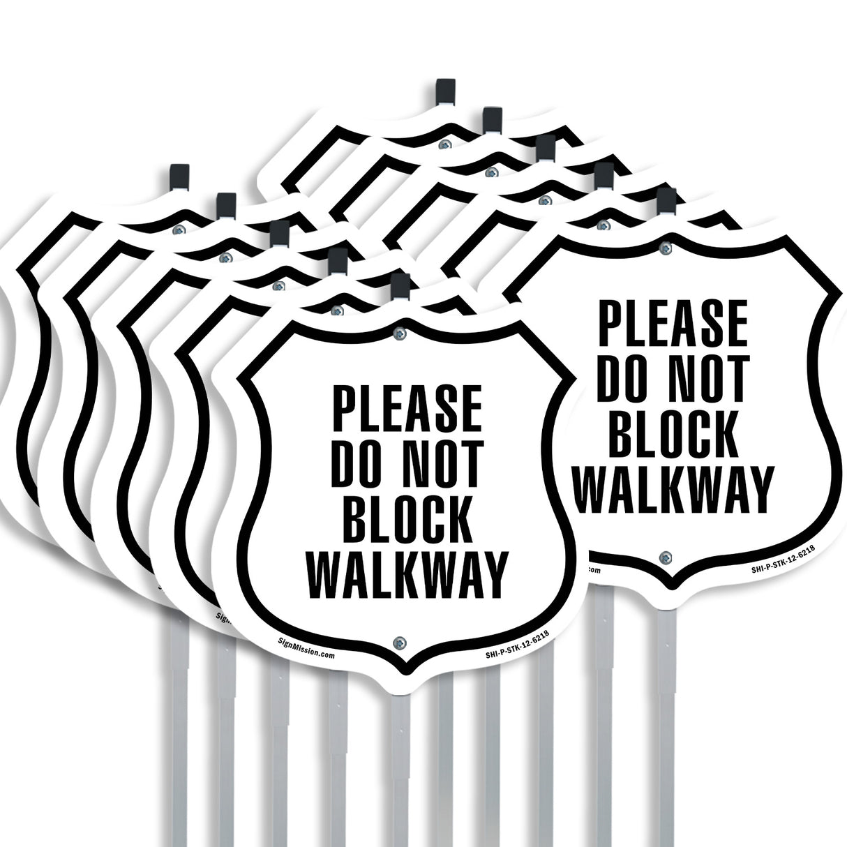 Please Do Not Block Walkway