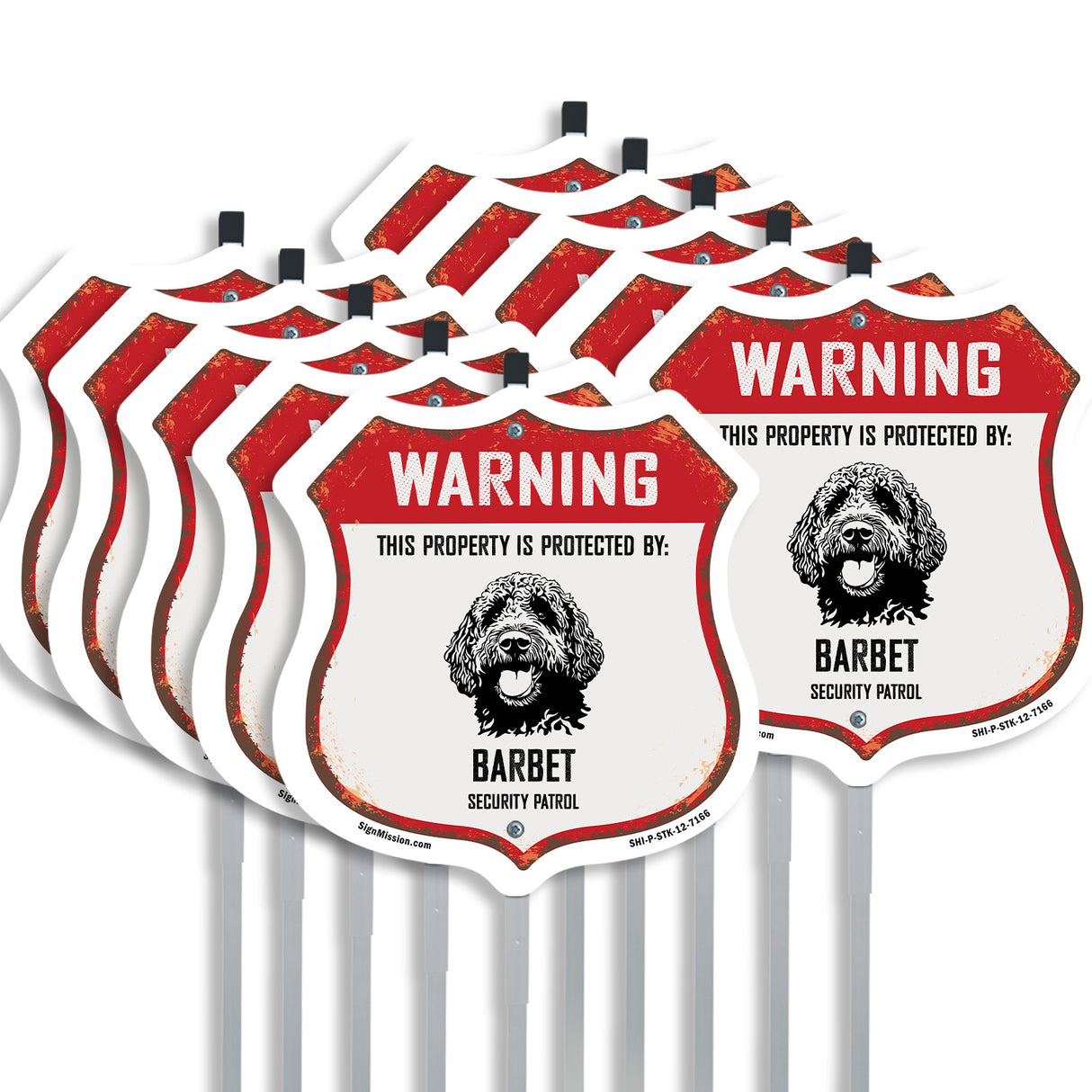 Warning This Property is Protected by Barbet