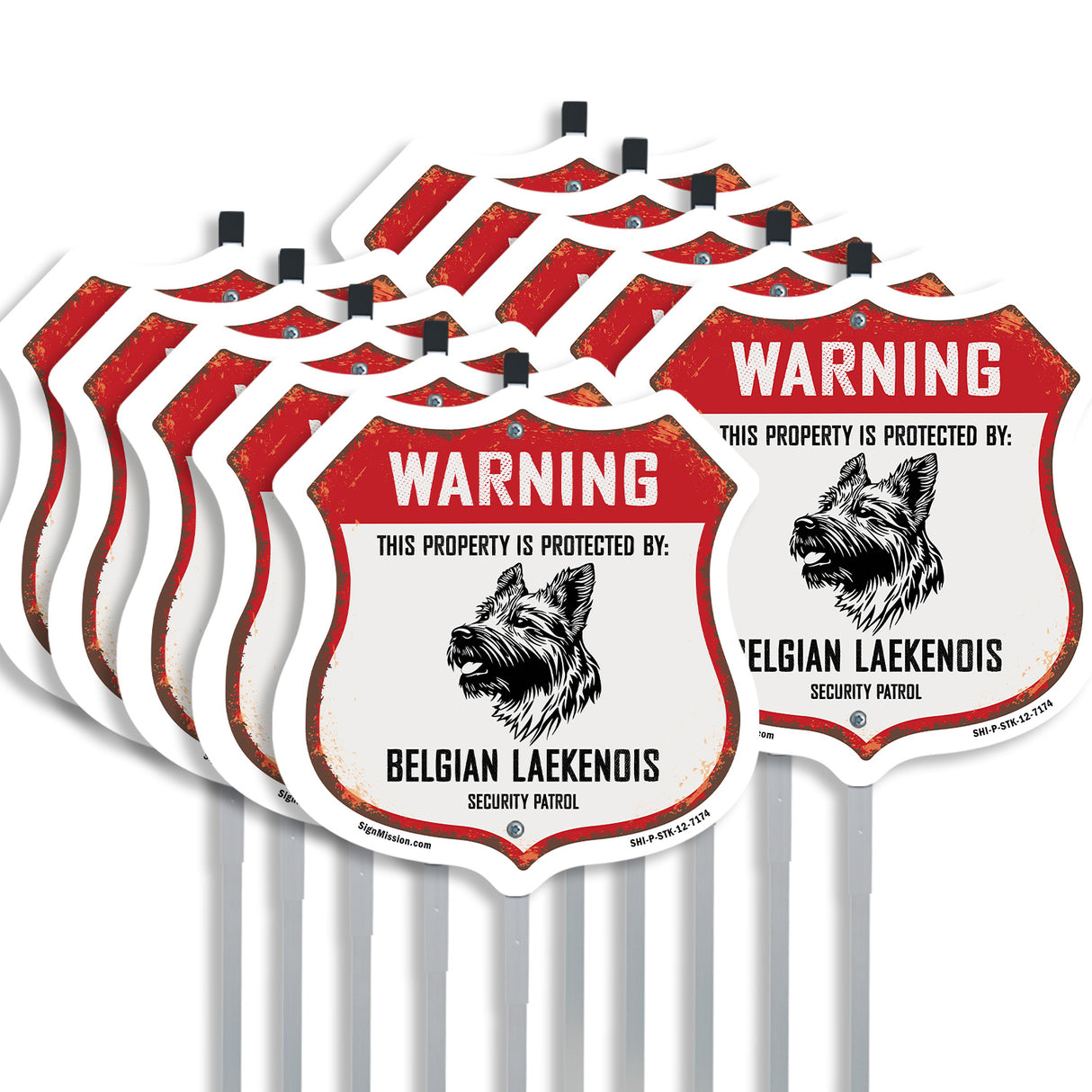 Warning This Property is Protected by Belgian Laekenois