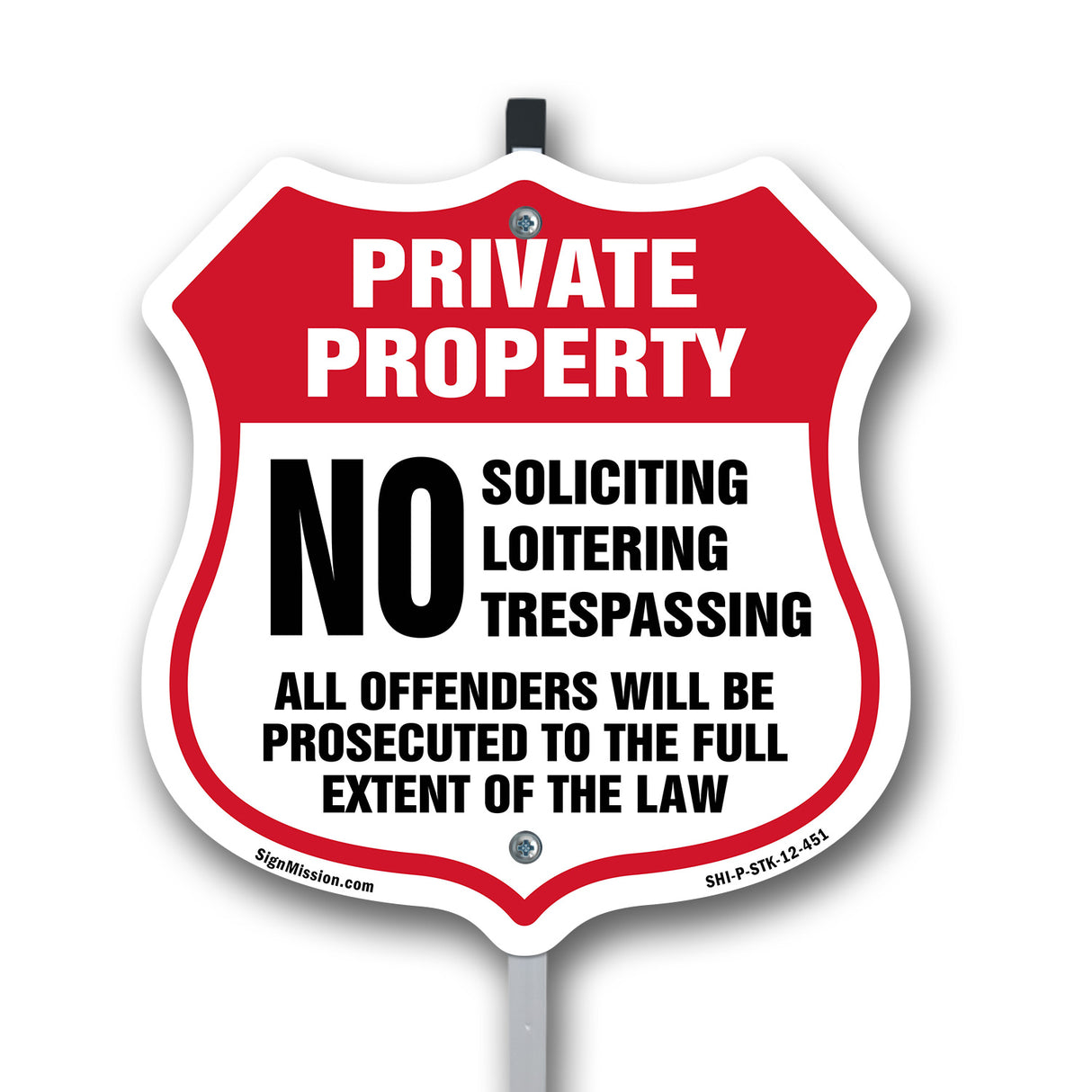 Private Property No Soliciting Loitering Trespassing All Offenders Will Be Prosecuted To The Full Extent Of The Law