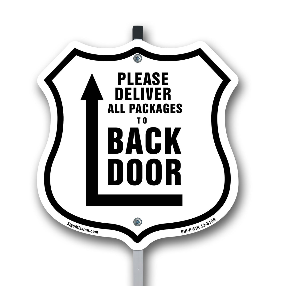 Please Deliver All Packages To Back Door Left