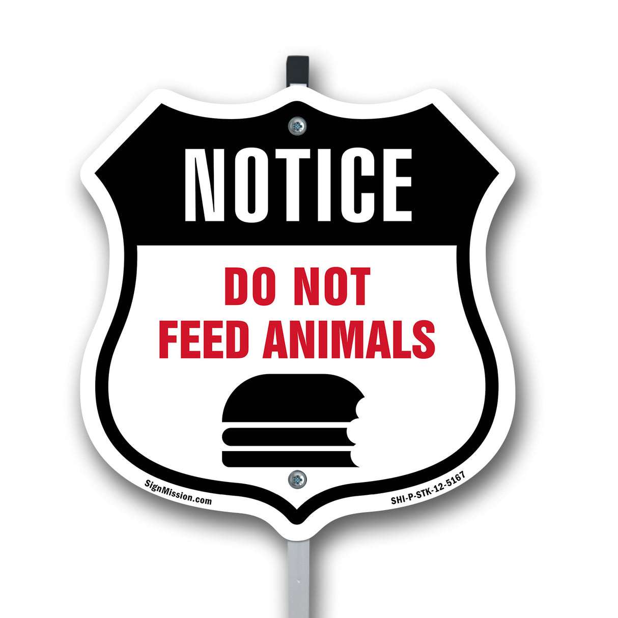 Notice Do Not Feed Animals