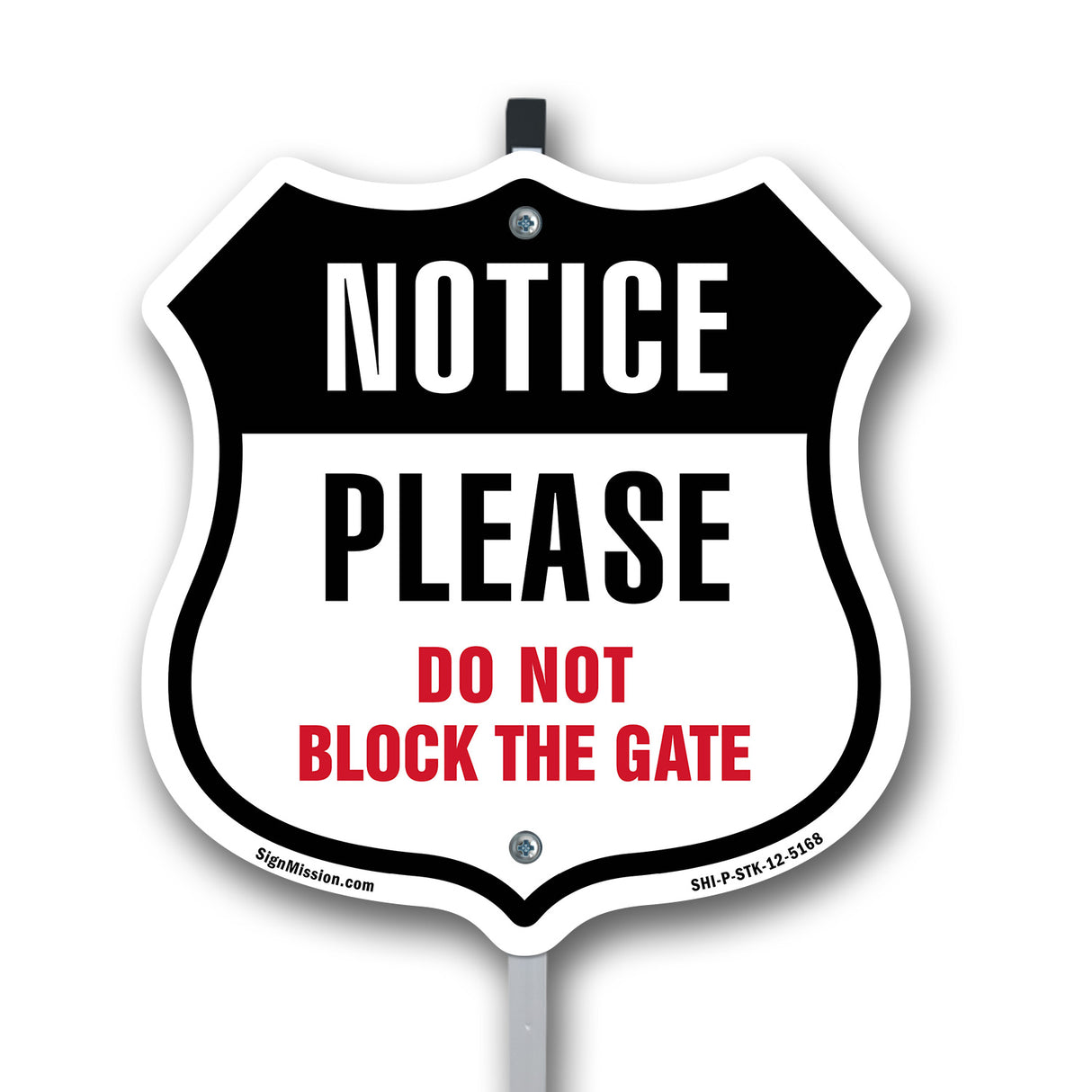 Please Do Not Block Gate