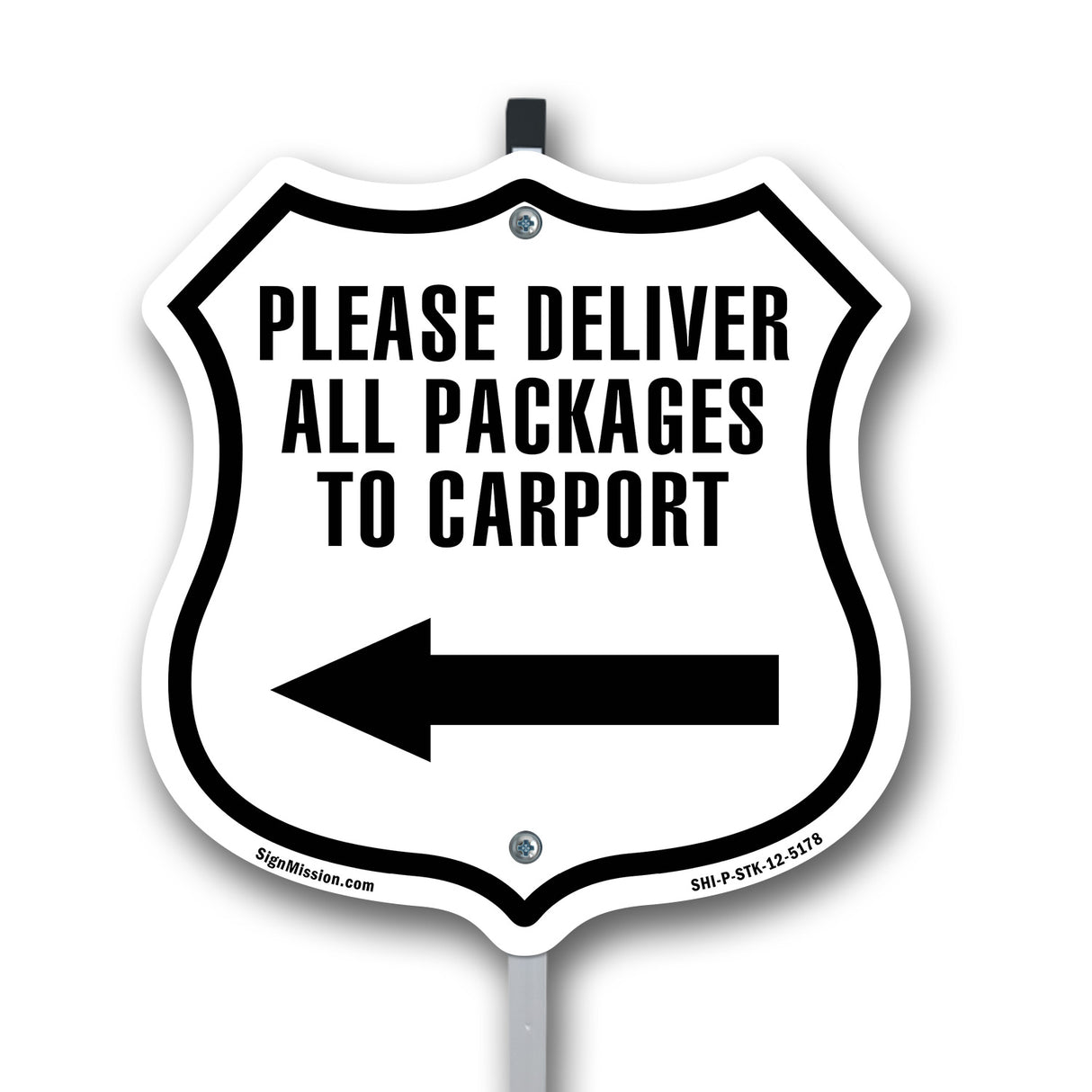 Please Deliver All Packages To Carport Right