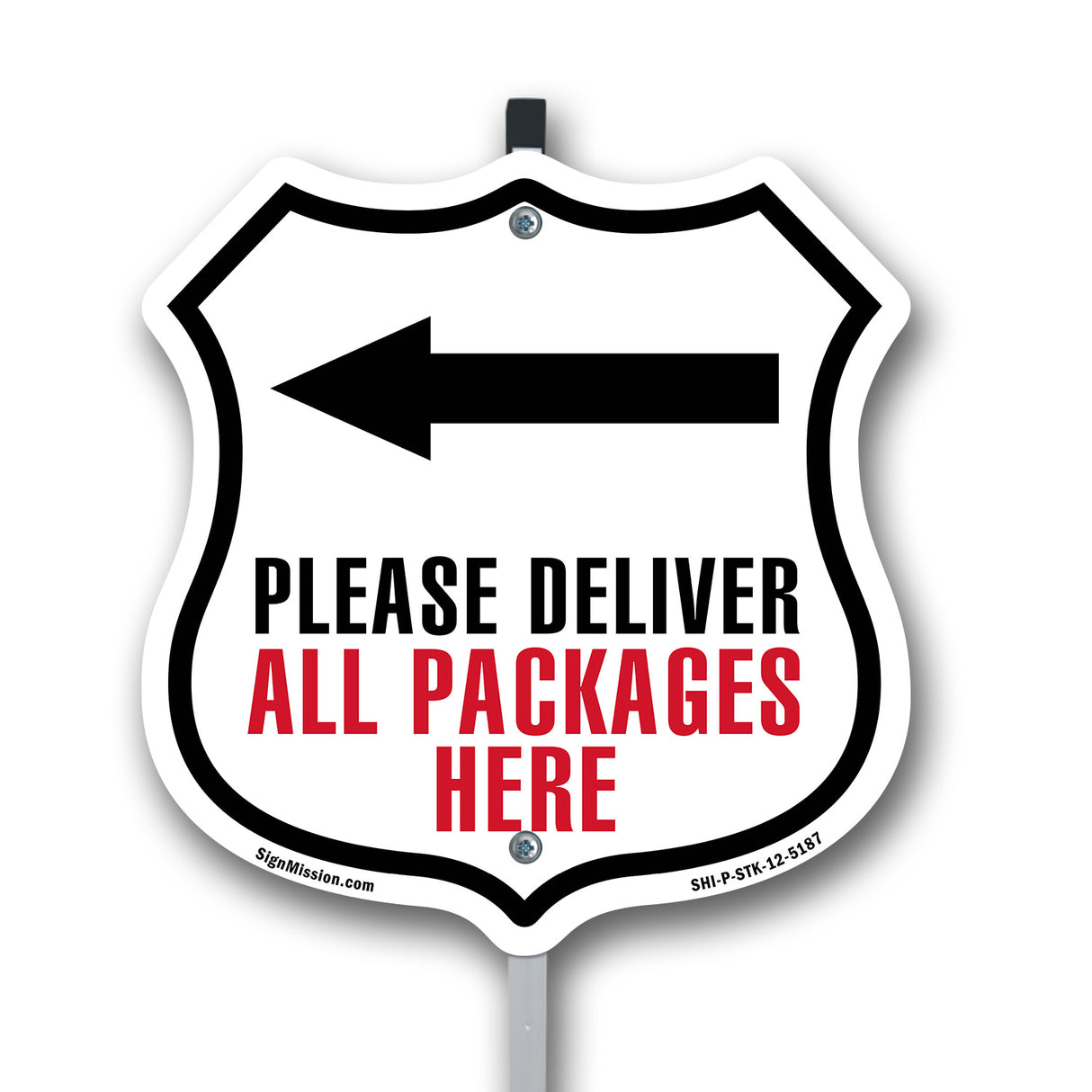 Please Deliver All Packages Here Left