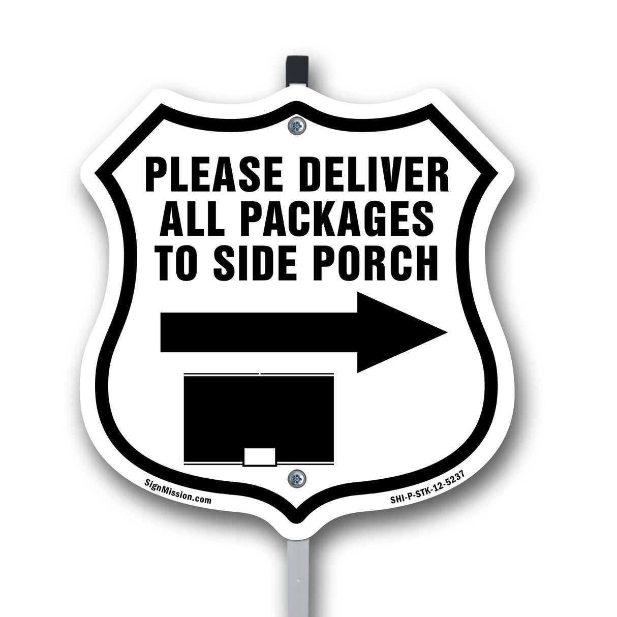 Please Deliver All Packages To Side Porch Right