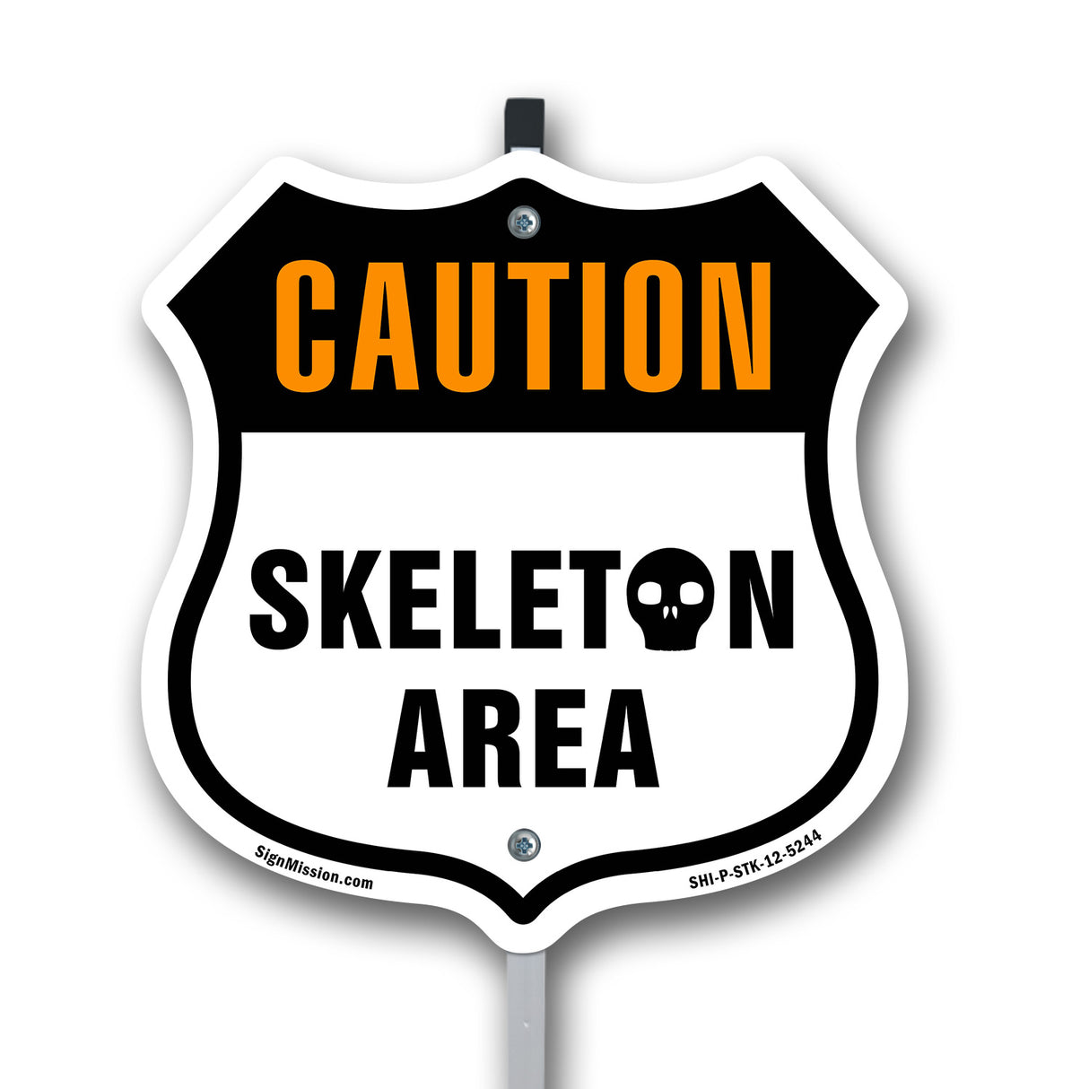 Caution Skeleton Area