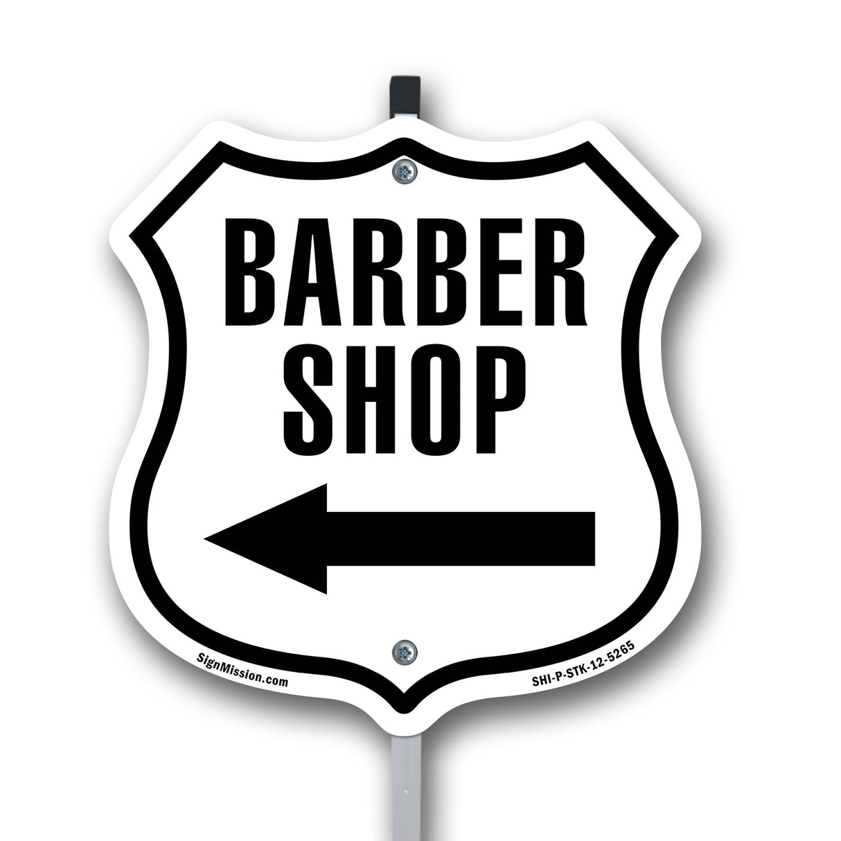 Barber Shop Left Arrow