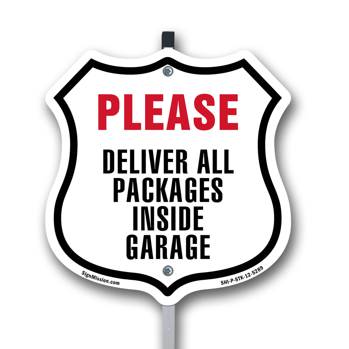 Please Deliver All Packages Inside Garage