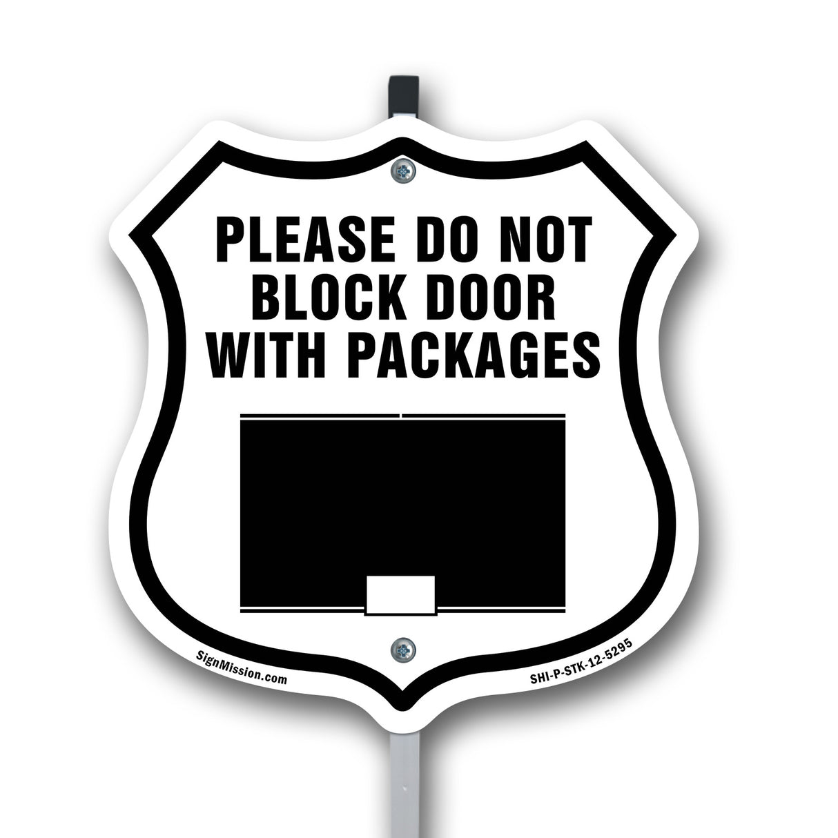 Please Do Not Block Door With Packages