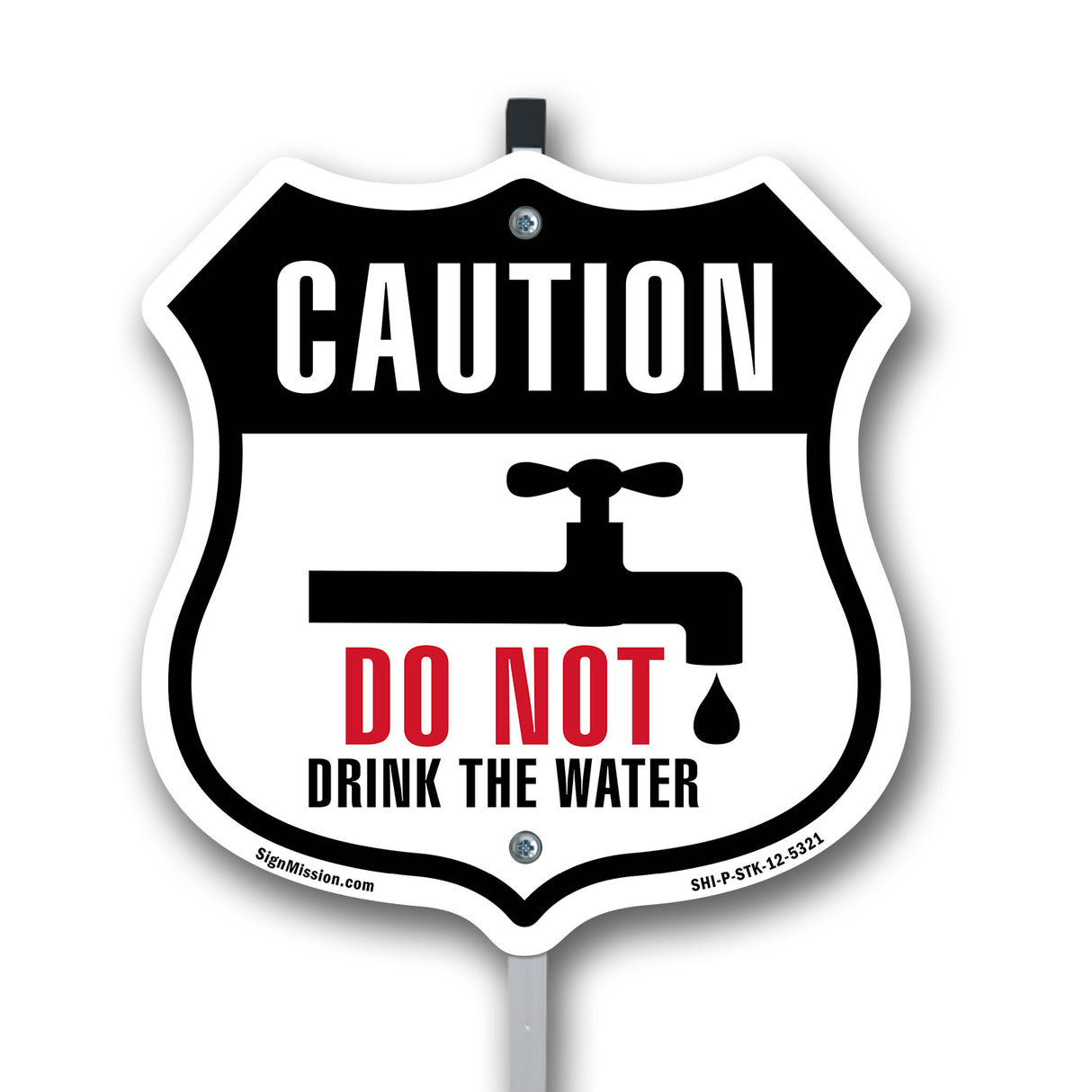 Notice Do Not Drink Water