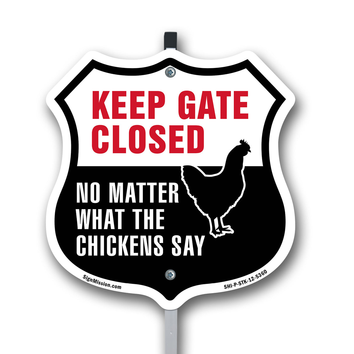 Keep Gate Closed No Matter What The Chickens Say