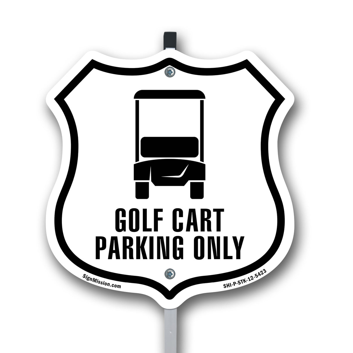 Golf Cart Parking Only