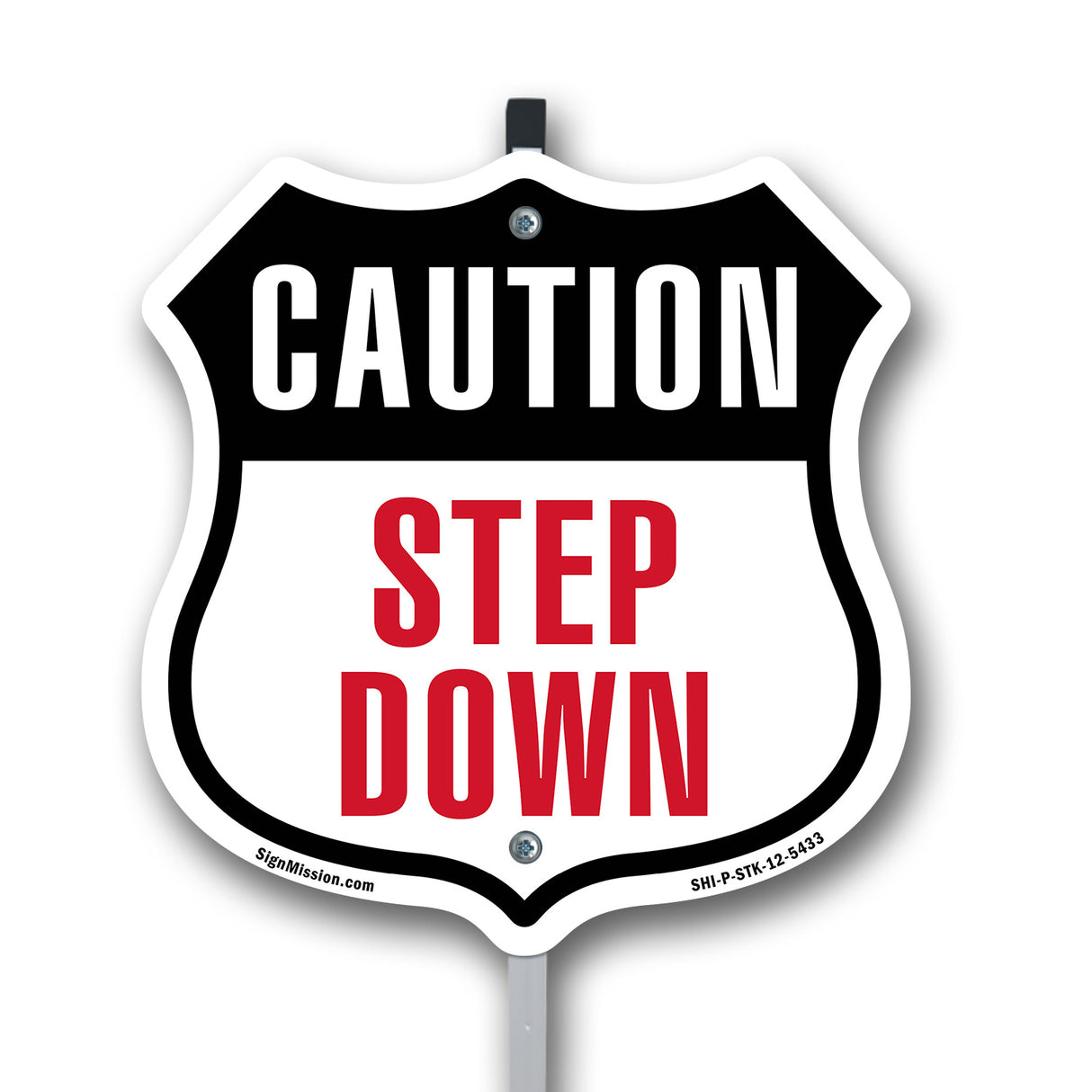Caution Step Down