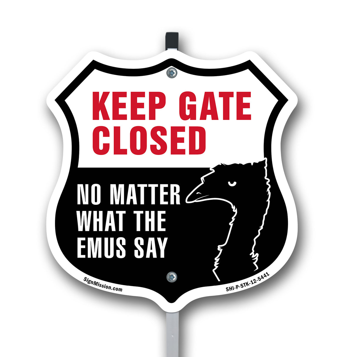 Keep Gate Closed No Matter What The Emus Say