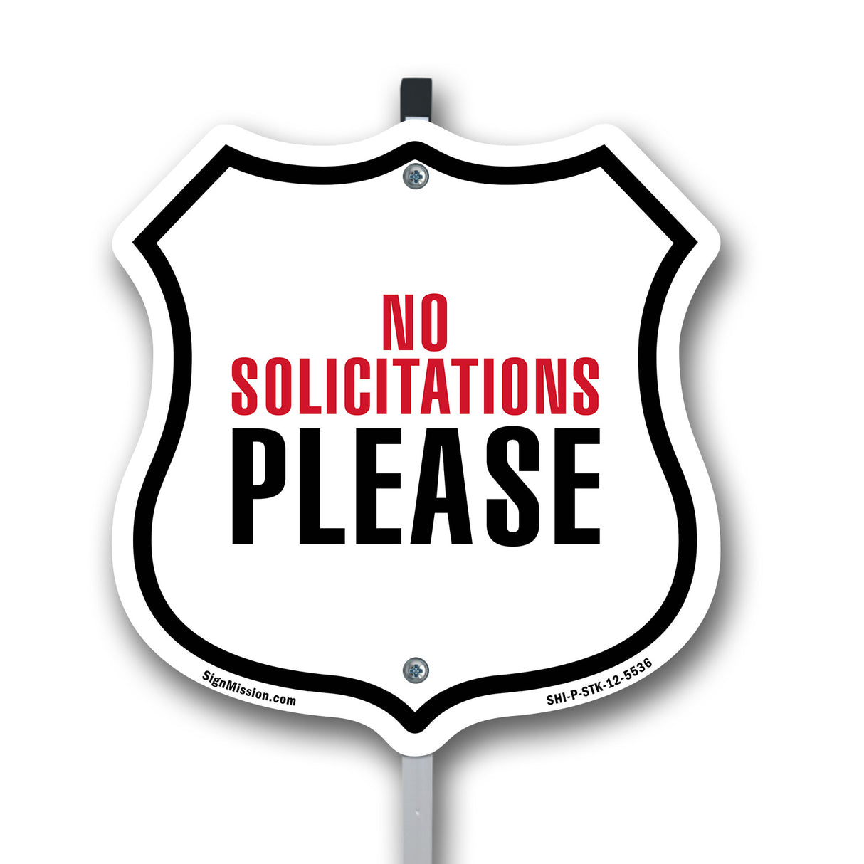 No Solicitations Please