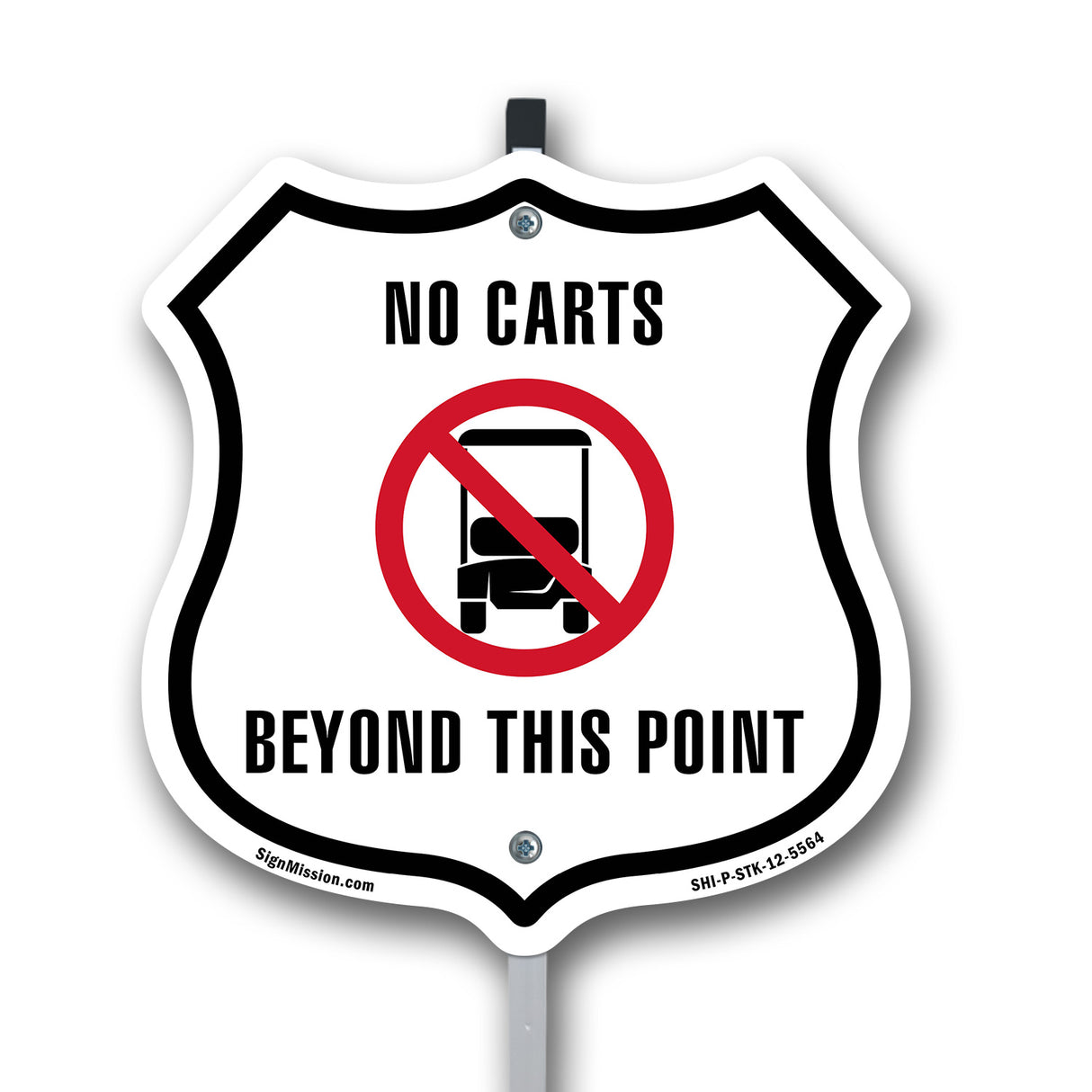 No Carts Beyond This Point