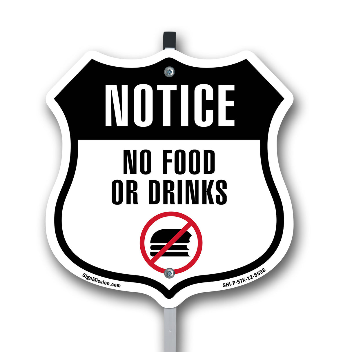 Notice No Food Or Drinks