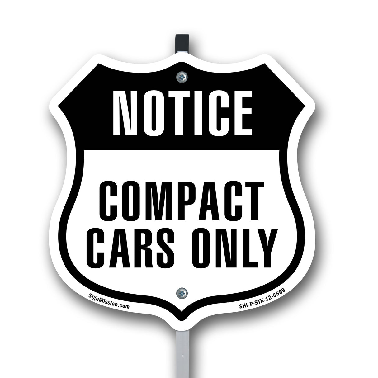 Notice Compact Cars Only
