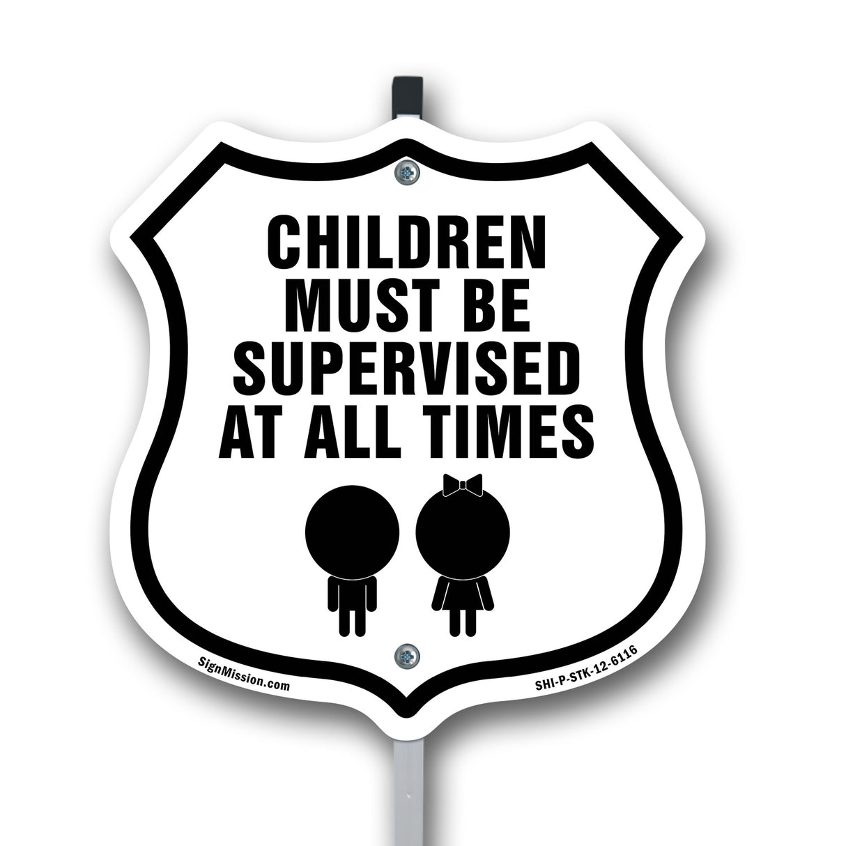 Children Must Be Supervised at All Times