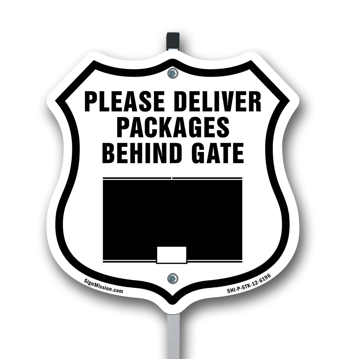 Please Deliver All Packages Behind Gate