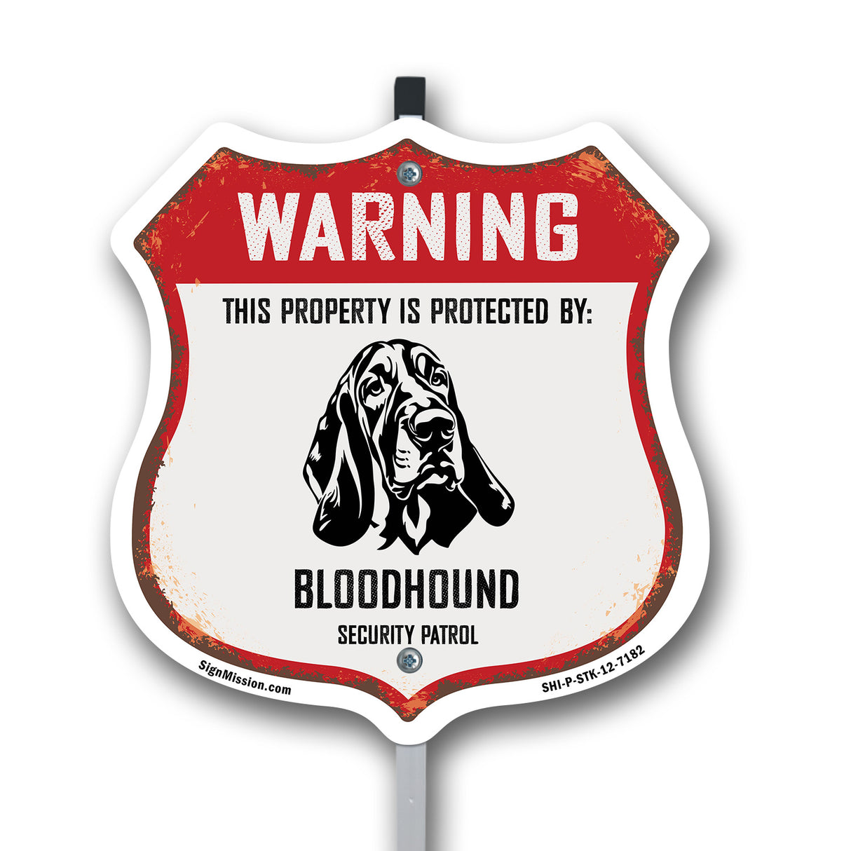 Warning This Property is Protected by Bloodhound