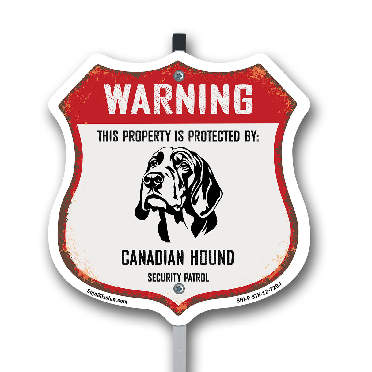 Warning This Property is Protected by Canadian Hound