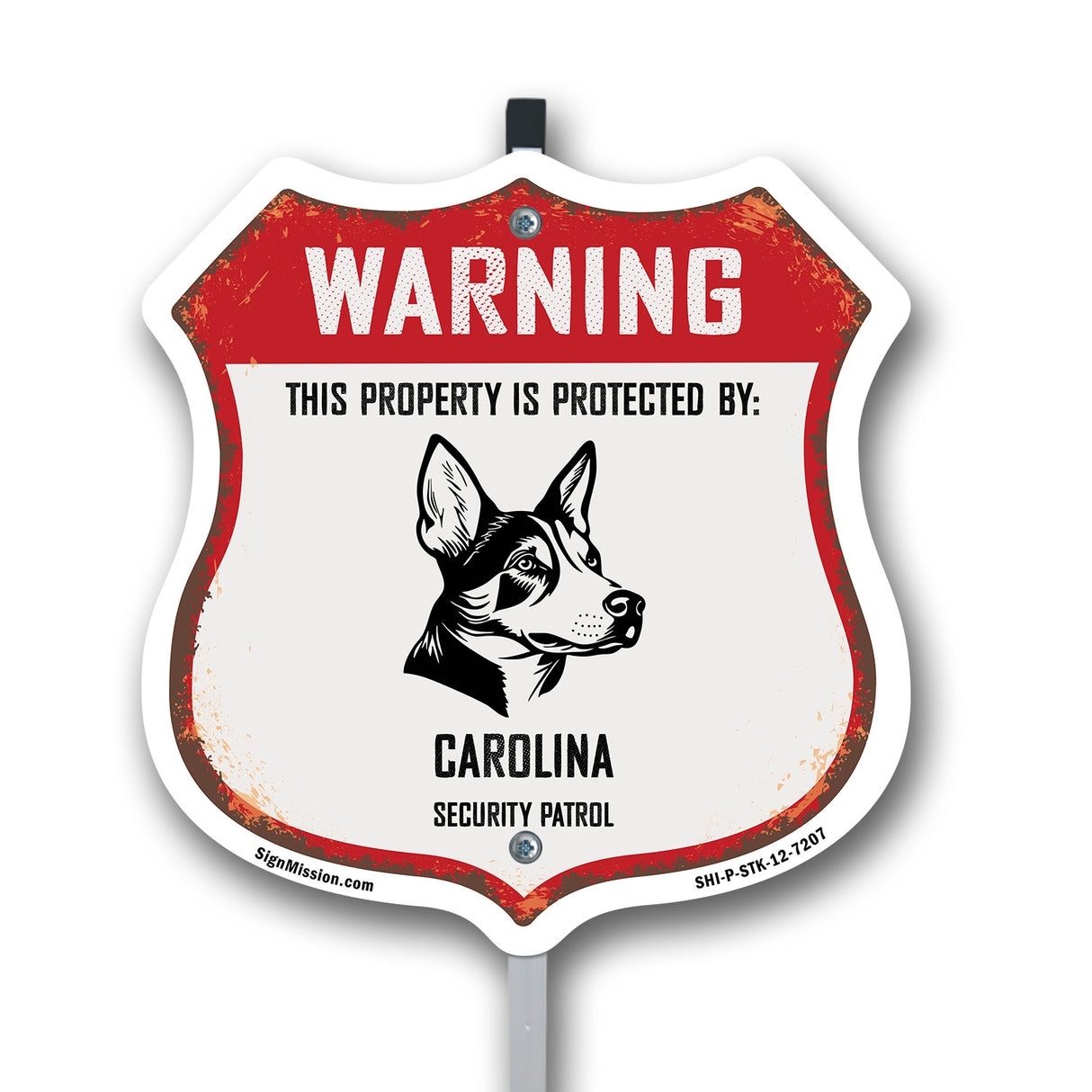 Warning This Property is Protected by Carolina