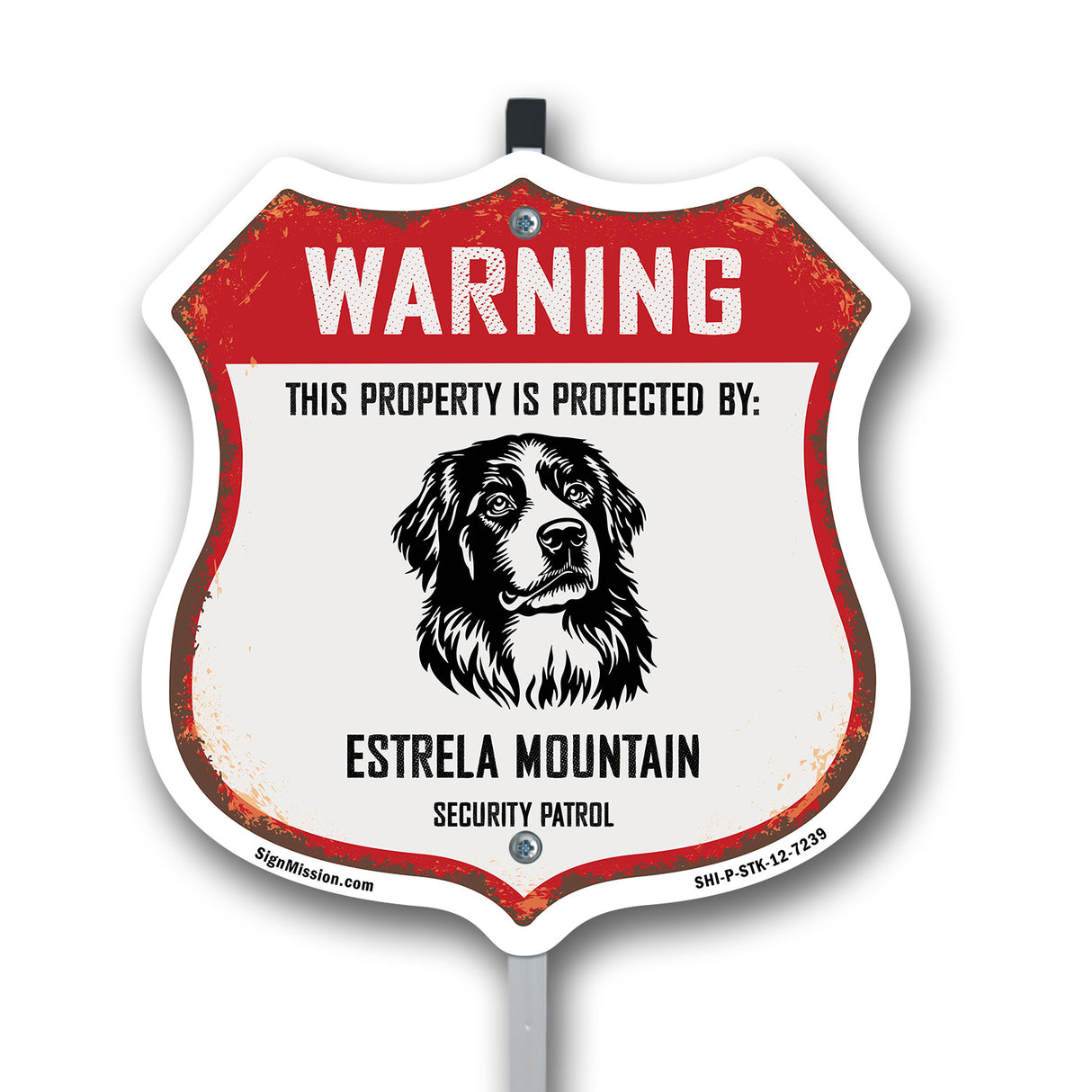 Warning This Property is Protected by Estrela Mountain