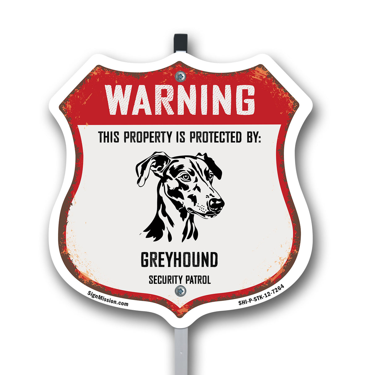 Warning This Property is Protected by Greyhound