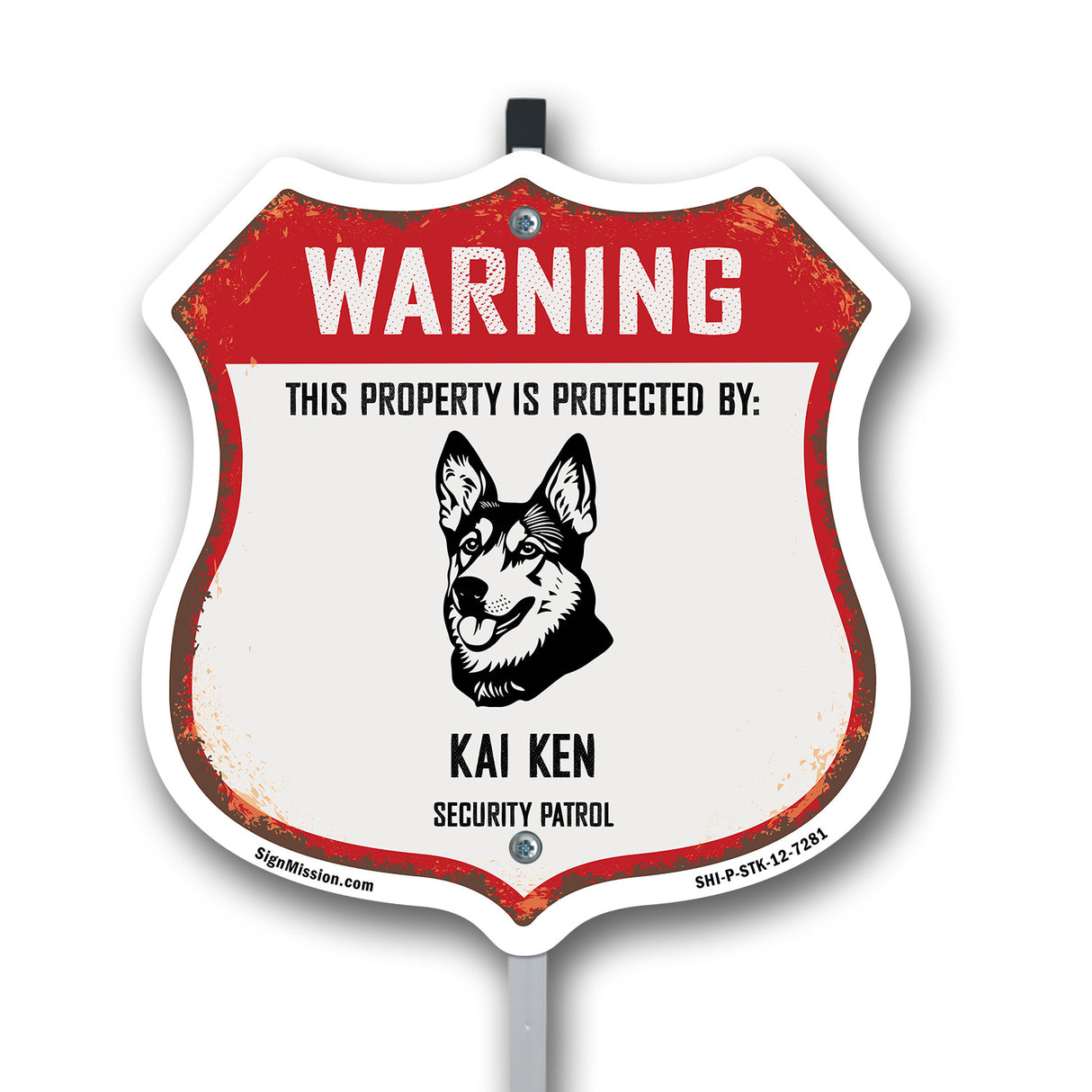 Warning This Property is Protected by Kai Ken