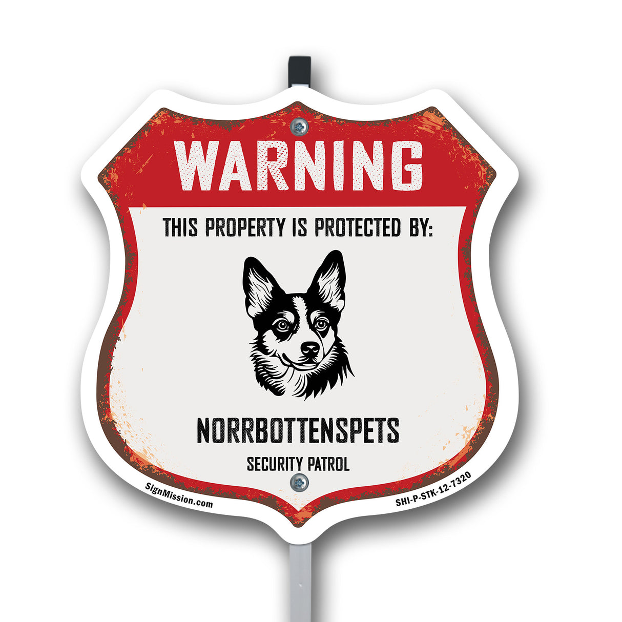Warning This Property is Protected by Norrbottenspets