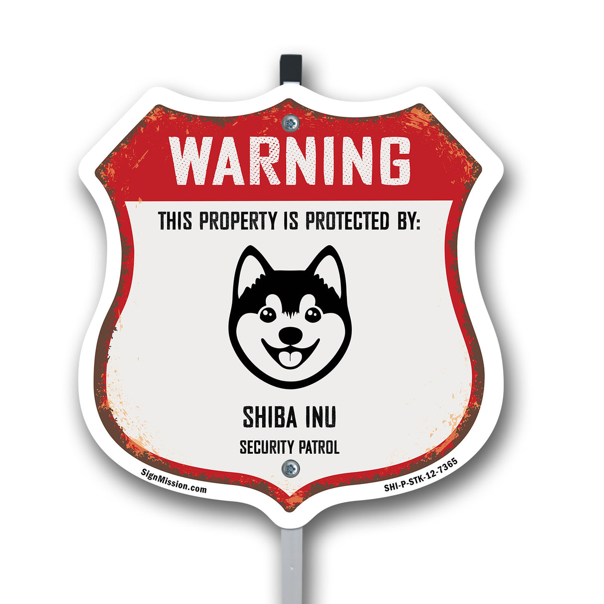 Warning This Property is Protected by Shiba Inu