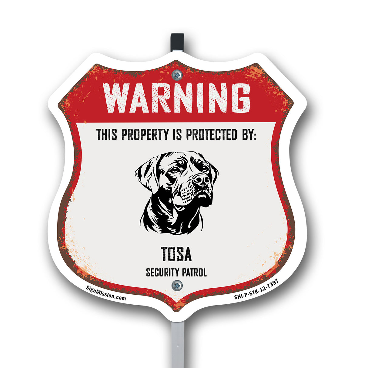 Warning This Property is Protected by Tosa