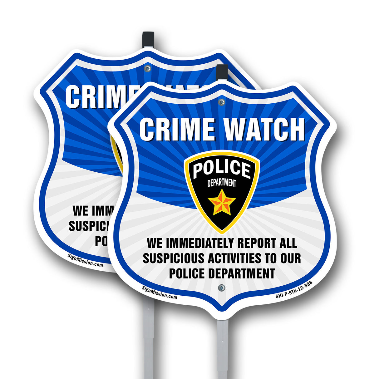 Neighborhood Crime Watch We Immediately Report All Suspicious Activities To Our Police Department