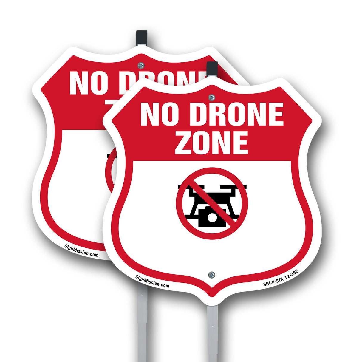 No Drone Shield Sign No Drone Zone From Federal State And Local Aviation Authorities