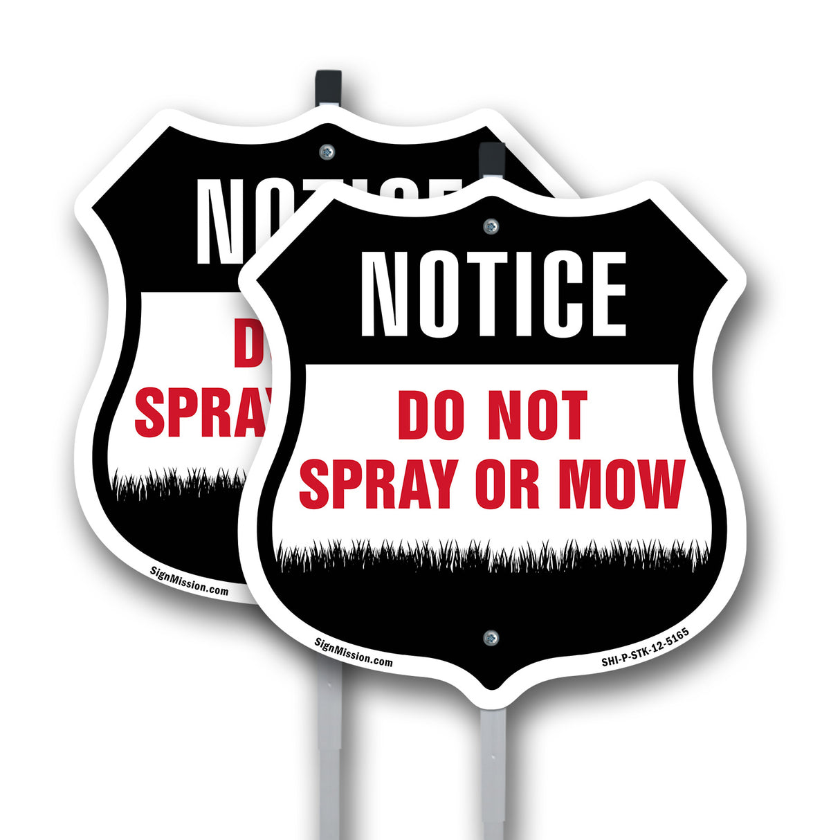 Warning Do Not Spray Or Mow