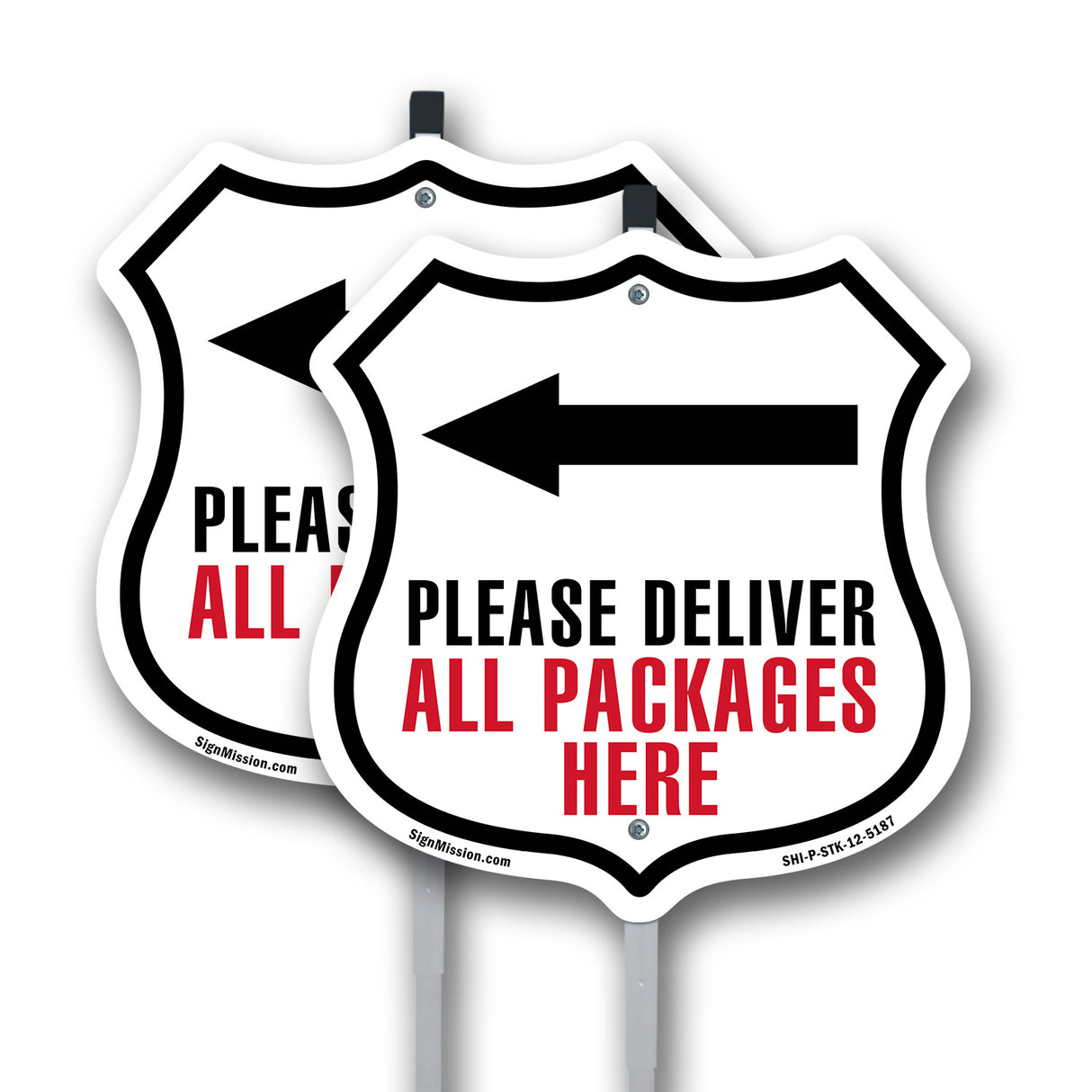 Please Deliver All Packages Here Left