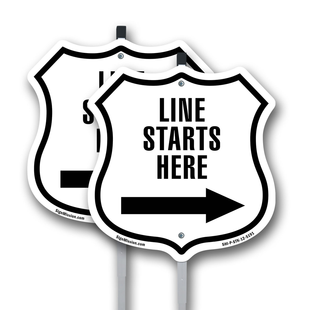 Line Starts Here Right